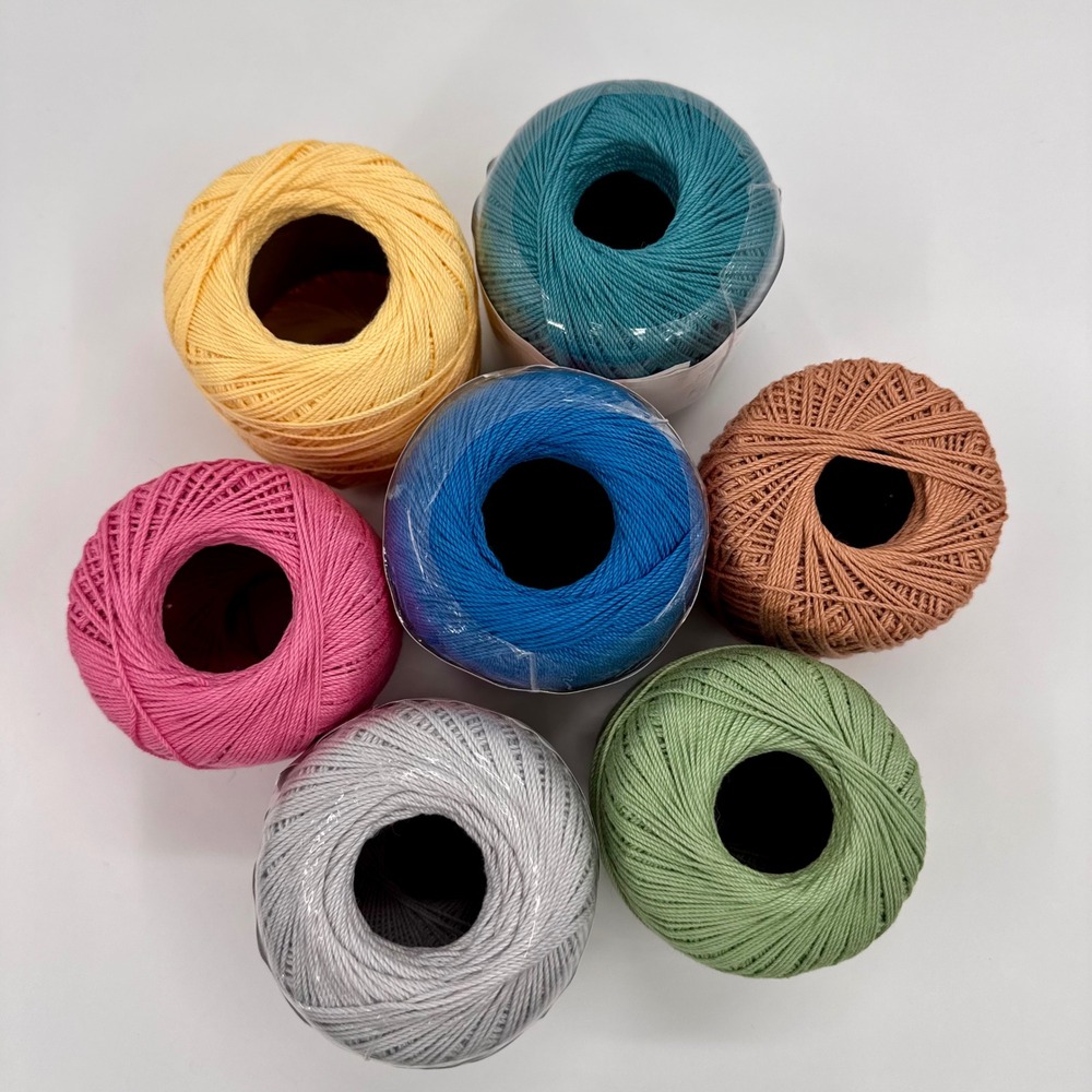 Aunt Lydia's Fashion 3 Crochet Thread Lot 7 Assorted Colors 100% Cotton 150 Yard - Picture 3 of 16